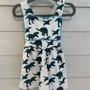 Dinosaur Print Sleeveless Dress